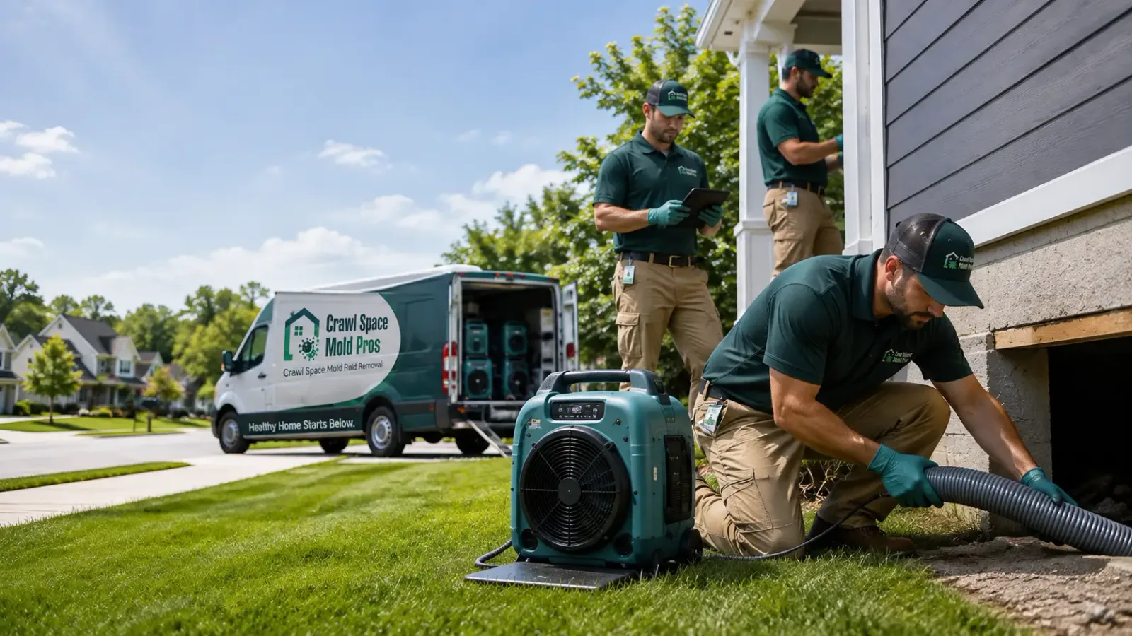 Crawl Space Mold Removal in Sidney, KY